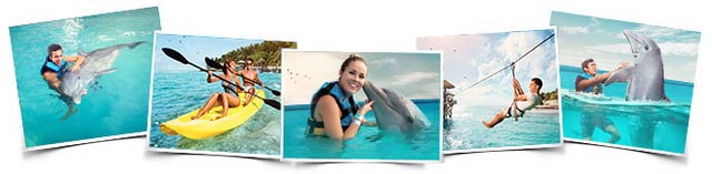 packages garrafon park swim with dolphins Isla Mujeres