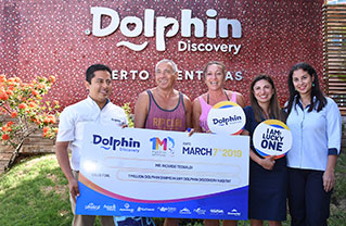 DOLPHIN DISCOVERY PUERTO AVENTURAS RECEIVES ITS ONE MILLION GUEST