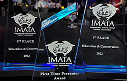 THE DOLPHIN COMPANY THREE TIMES AWARDED AT THE ANNUAL CONFERENCE OF THE INTERNATIONAL MARINE ANIMAL TRAINERS' ASSOCIATION (IMATA)